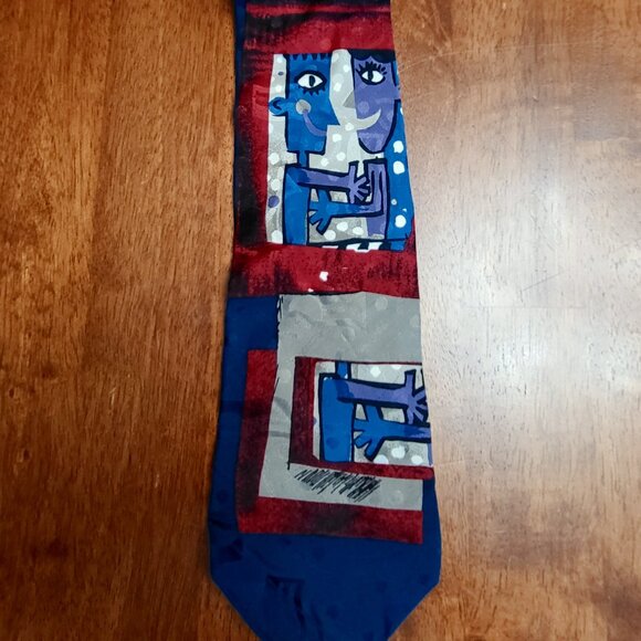 Celebration by Hallmark ~ 90s ~ 100% Silk Necktie ~ Excellent Condition - Picture 2 of 8